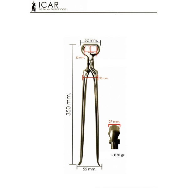 ICar Half Round Nipper 14''