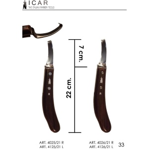 ICar Hoofknife Regular Handle Left