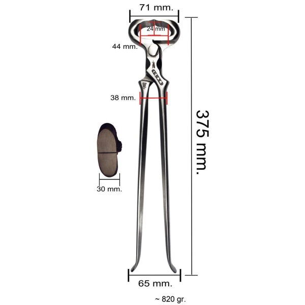 Icar Super sharp Hoof Nipper 4001/15''