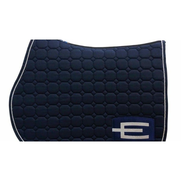 Equiline Octagon E-logo schabrak Navy/silver Full