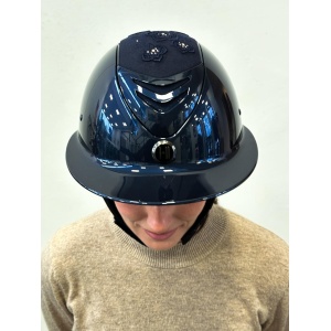 One K Avancè Glossy Embroidery top, krom pipe Limited Edition Navy